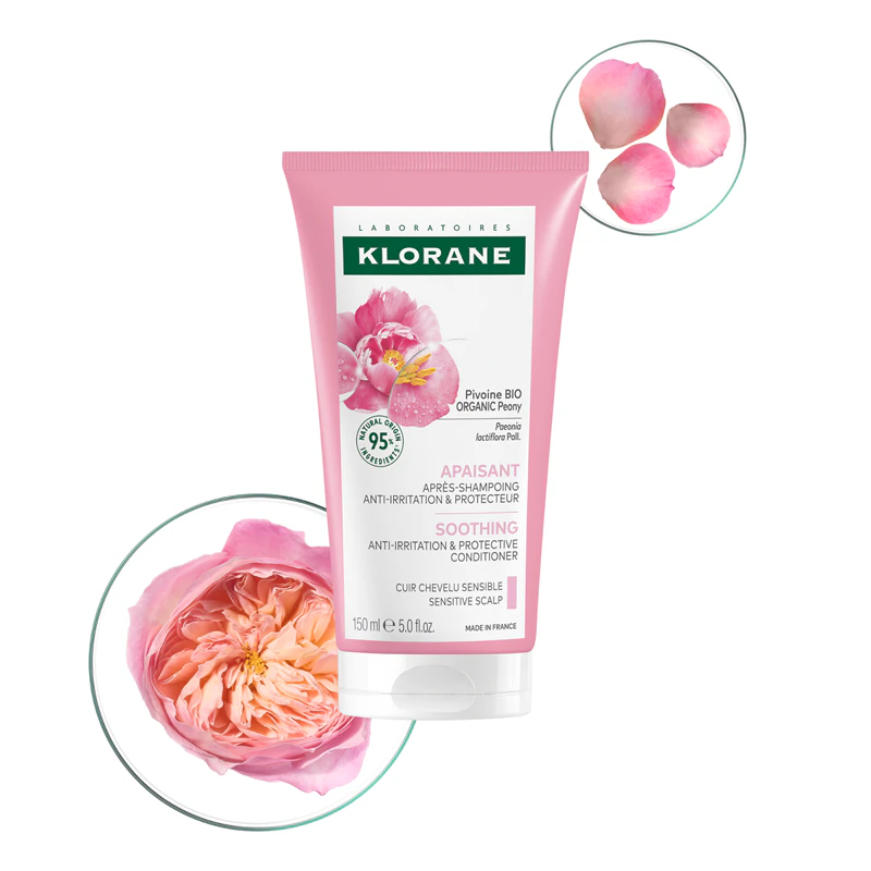Klorane Peony Soothing Sensitive Hair Scalp Conditioner
