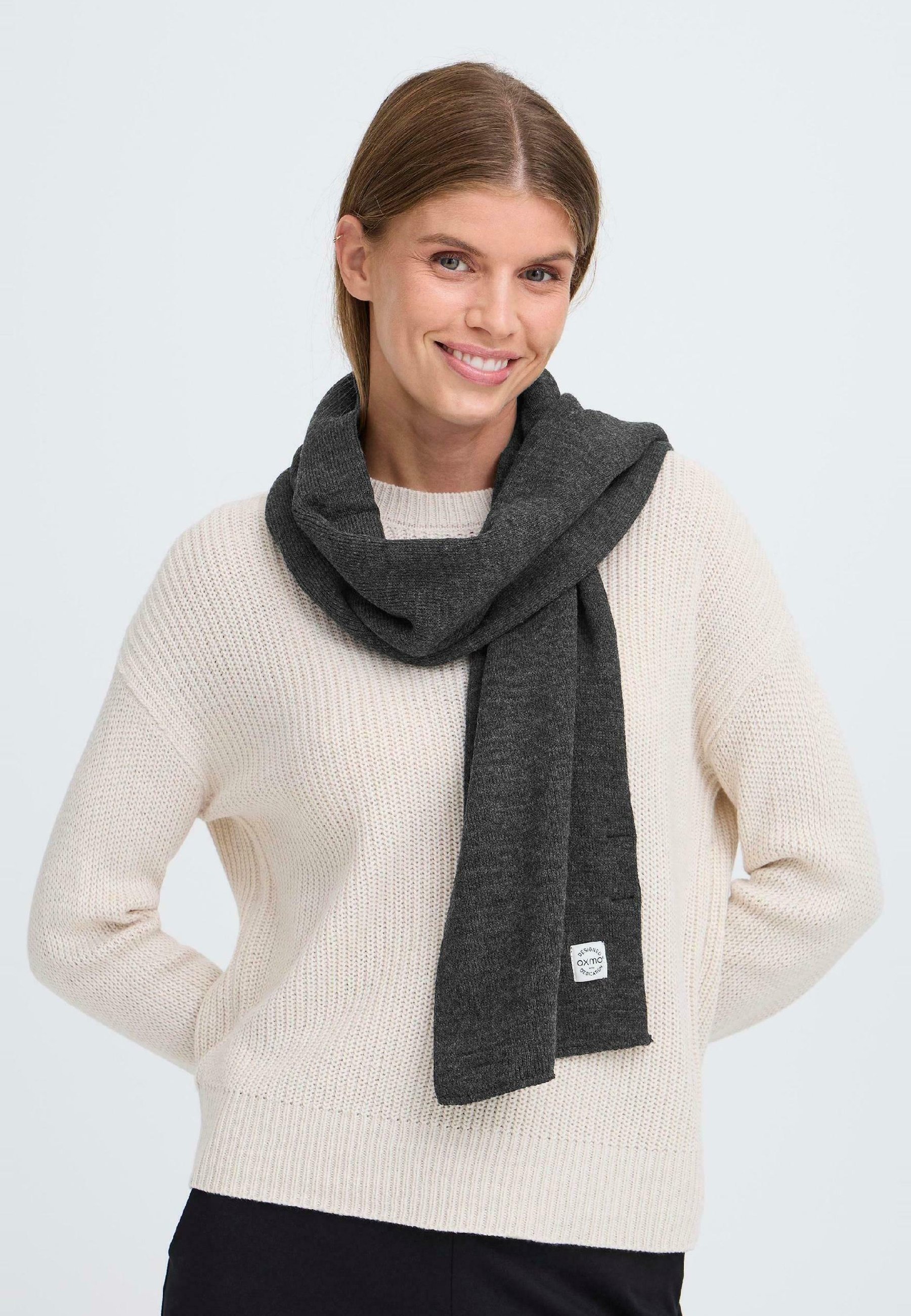 Oxmo OXVEDNA - Eșarfă - cărbune
