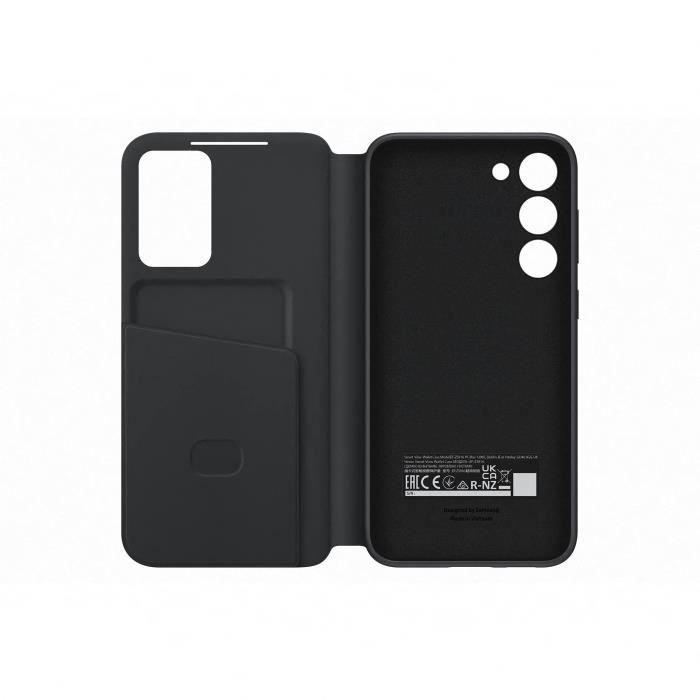 Funda Samsung Smart View con tarjetero para S23+ negra