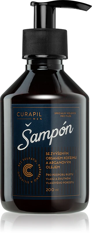 Shampoo Curapil Men com Cafeína para Homens: Estimula o Crescimento Capilar