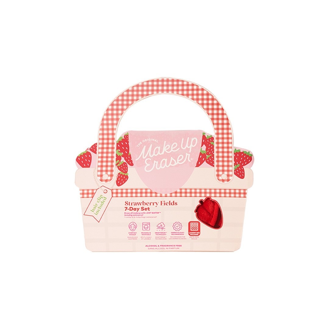 MakeUp Eraser Set de 7 jours Strawberry Fields