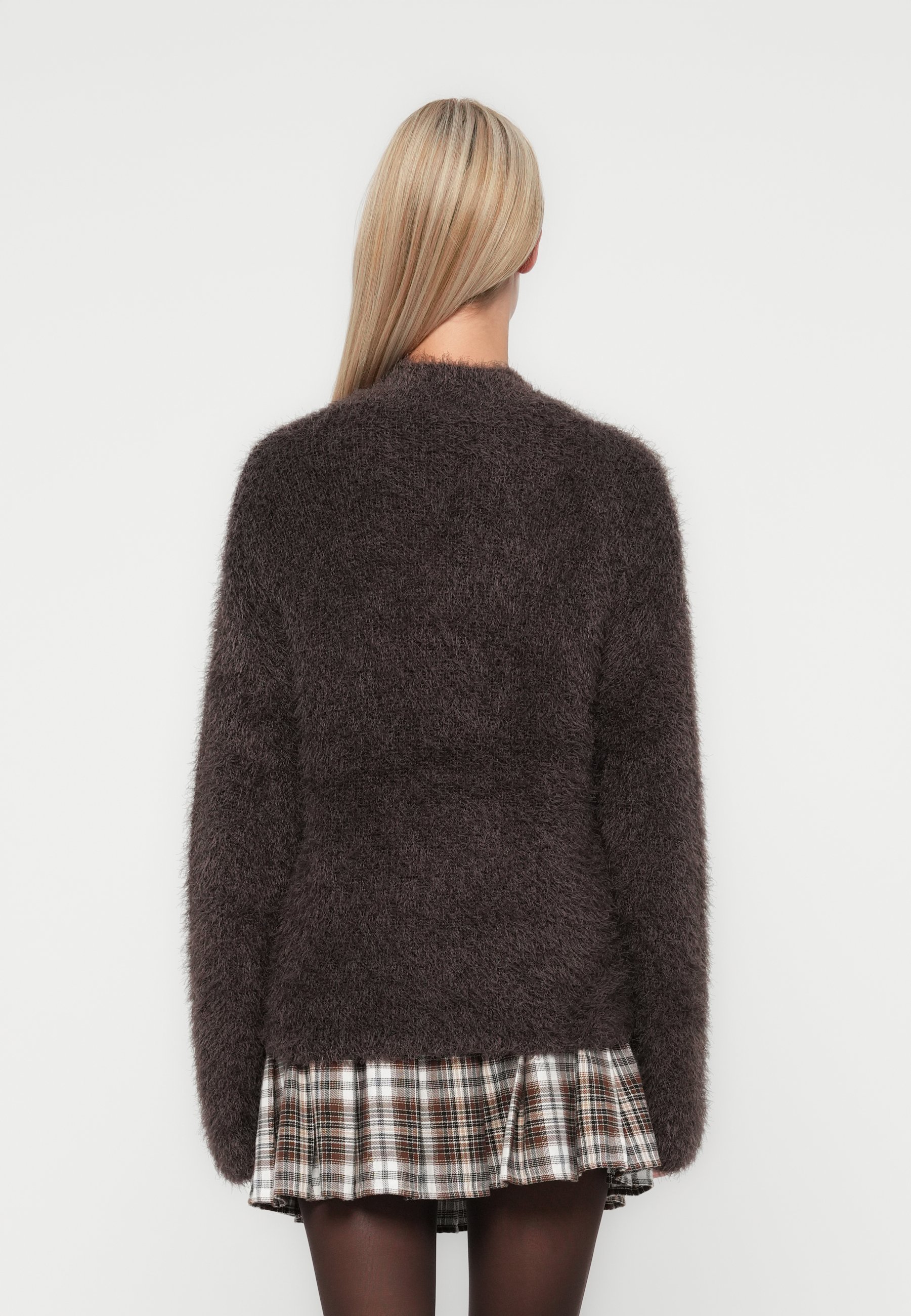 SOLO SU LLULU HIGHNECK - Maglione - marrone foca