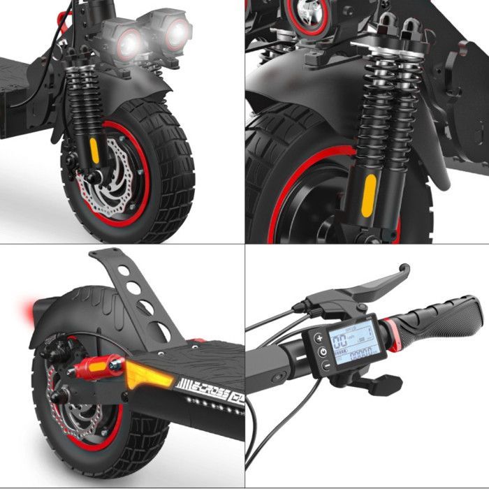 UrbanGlide eCross DUO Electric Scooter – 60 km Range, Dual High-Power Motors