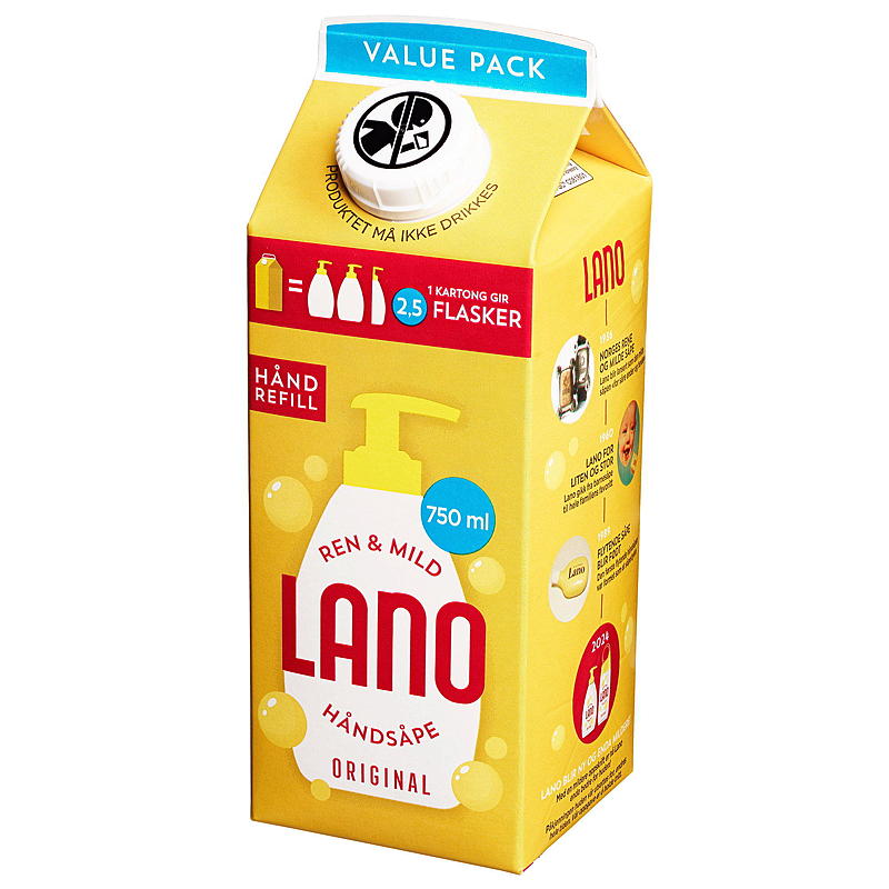 Lano handzeep 750 ml navulling Lano