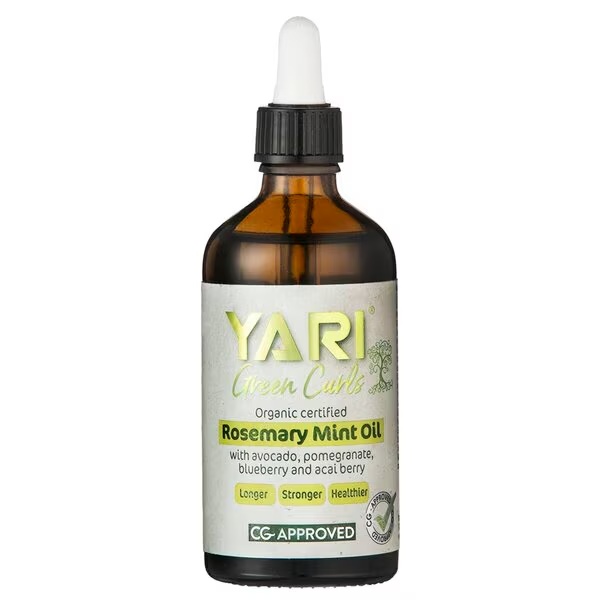 Yari Green Curls rozmarinų ir mėtų plaukų aliejus, 100 ml