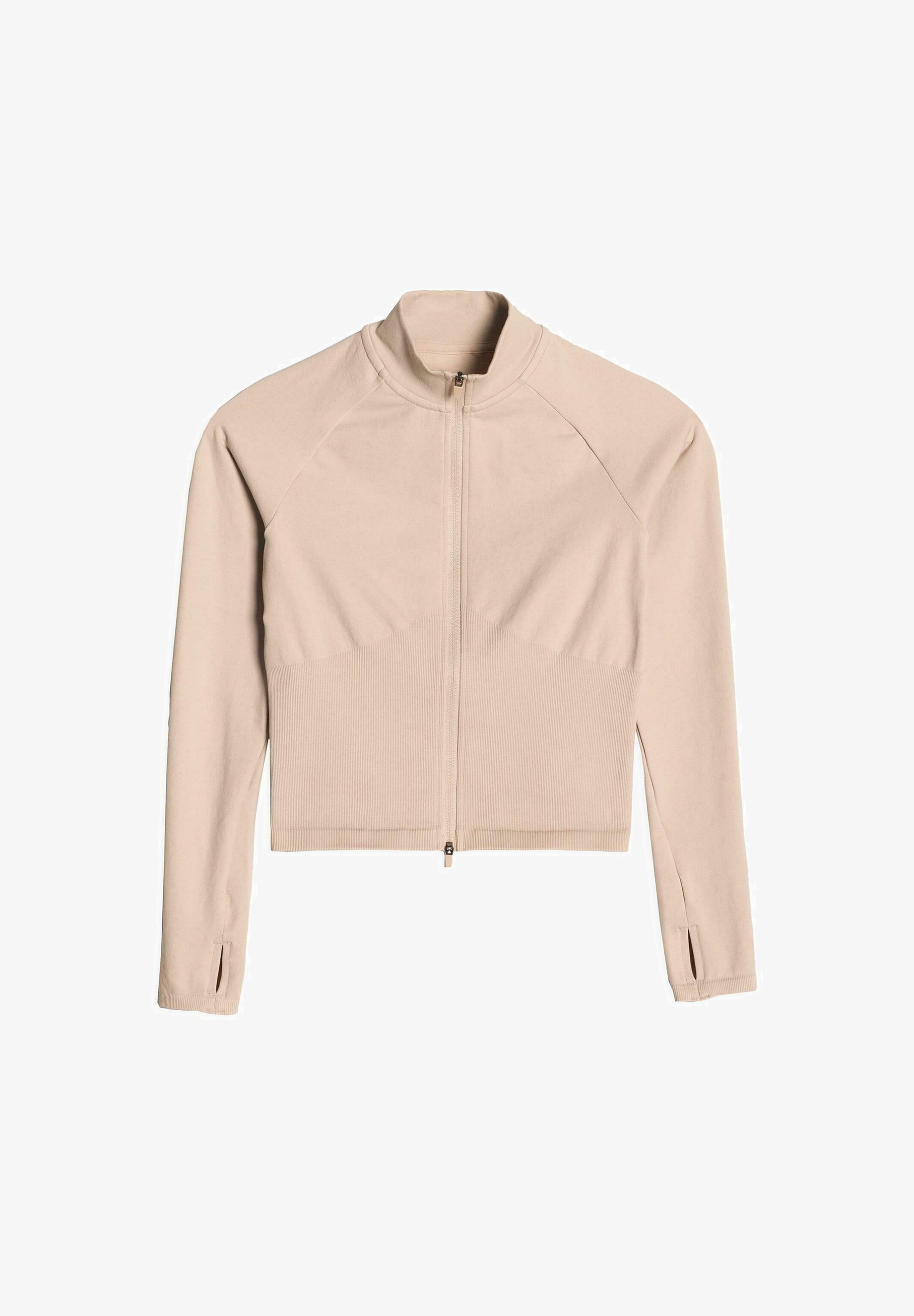 Felpa con zip aim'n® - beige
