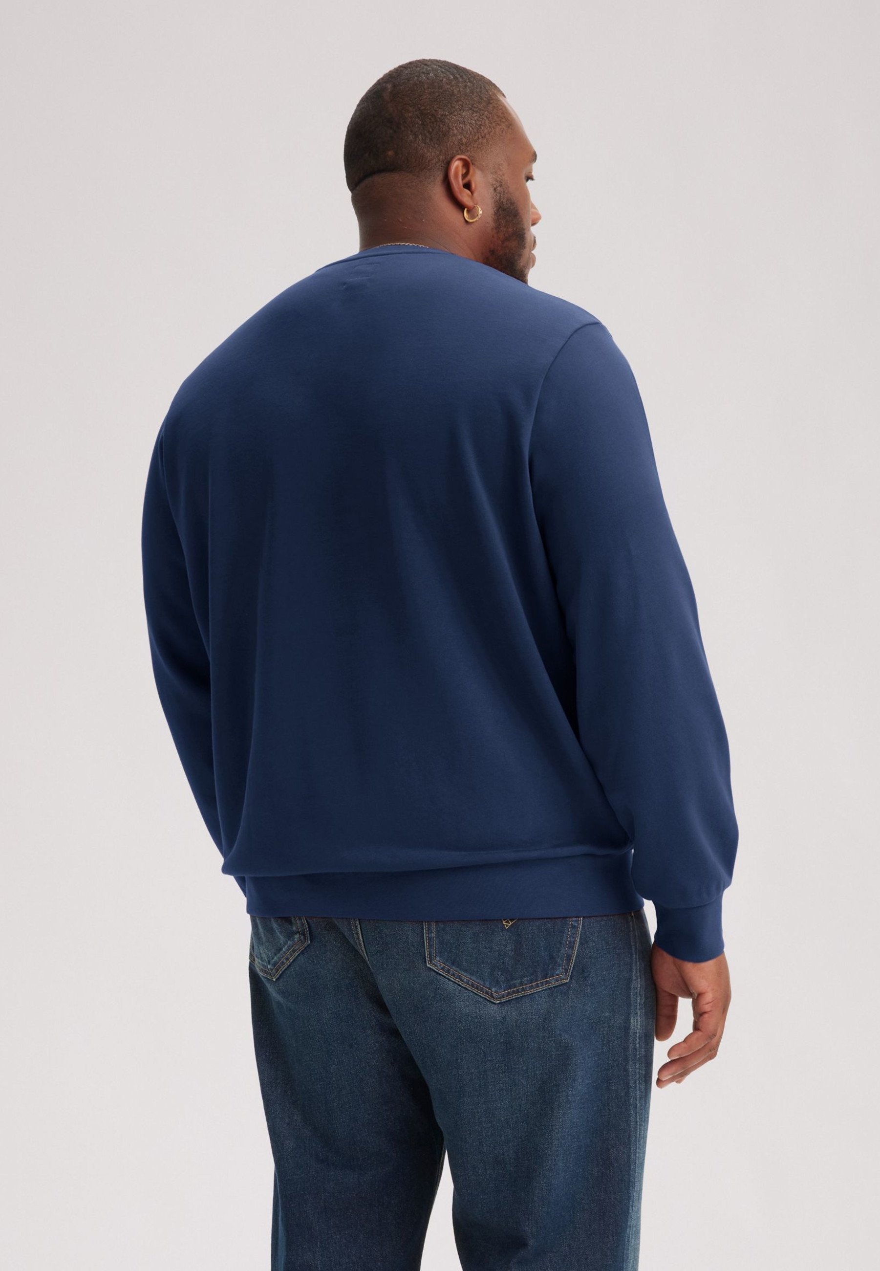 Levi's® Plus ORIGINAL CREW - Sweatshirt - marineblauwe blazer