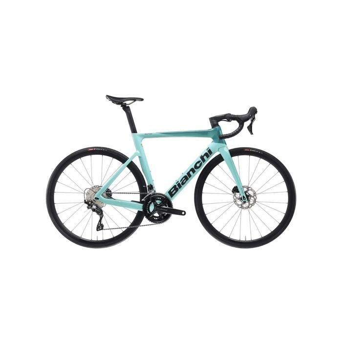 Bianchi Oltre Race Road Bike Shimano 105 Di2 RD-R7150 12V - Blue - 50 cm / 160-170 cm