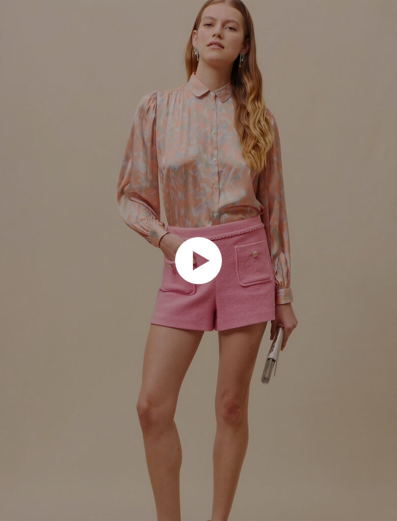 Bedrukt shirt - Camouflage oranje