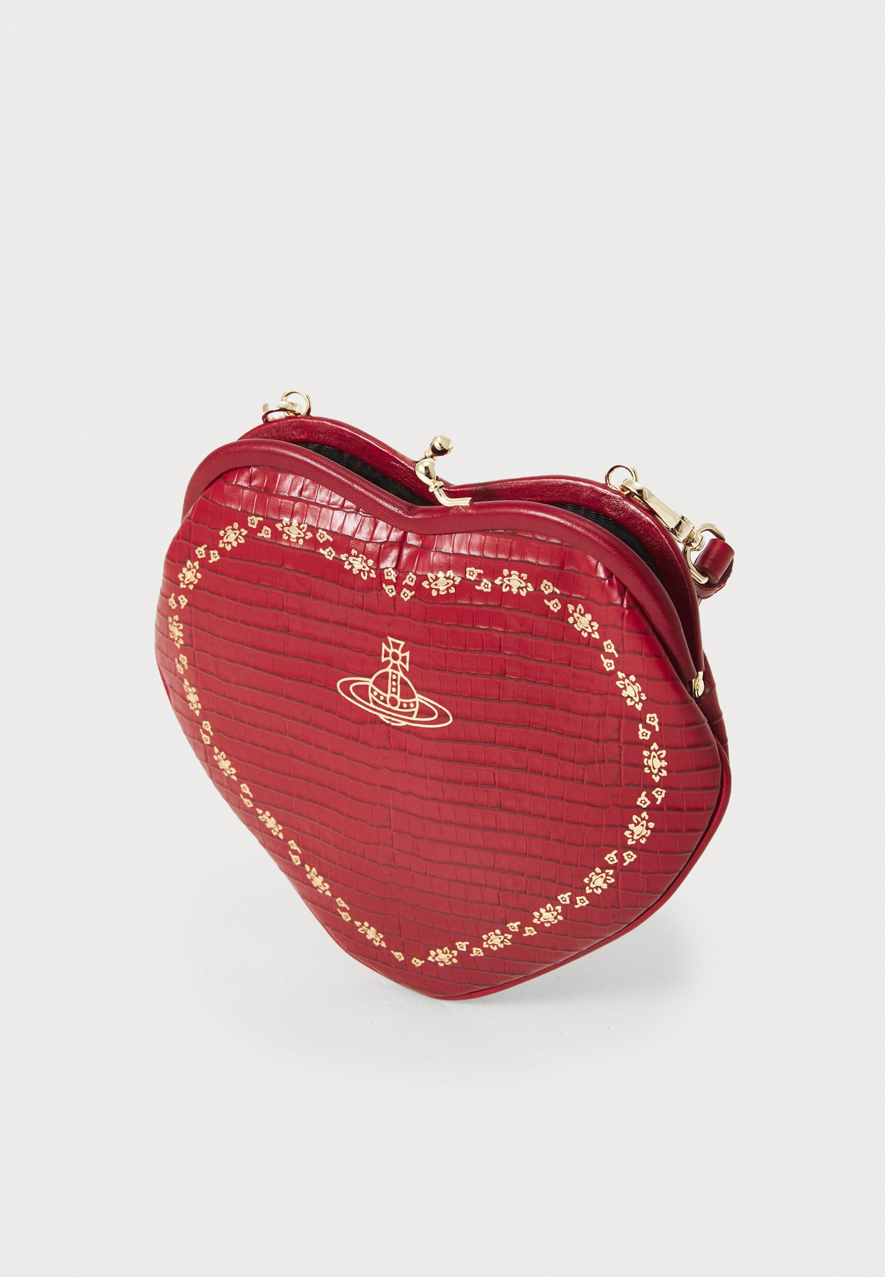 Sac à main Vivienne Westwood BELLE HEART FRAME - rouge