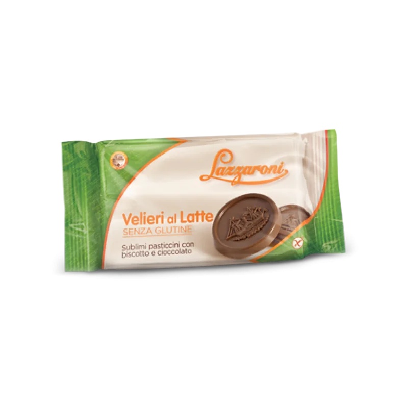 LAZZARONI Galletas y bollería de chocolate con leche Lazzaroni 100g sin gluten