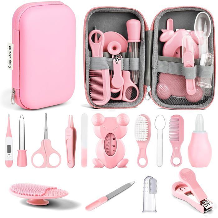 20-Piece Compact Baby Care Kit - Newborn Toiletries for Girls and Boys