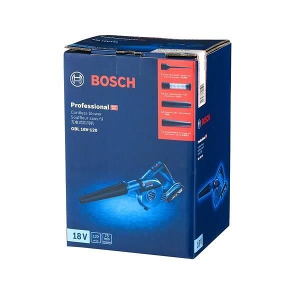 Bosch Professional 18V Bladblazer GBL 18V-120 (zonder accu of lader) in kartonnen doos - BOSCH - 06019F5100