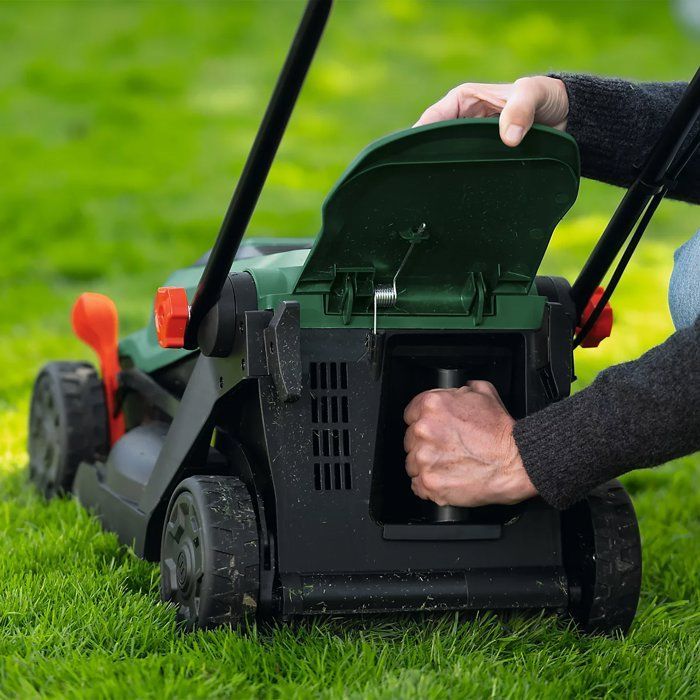 Akku-Rasenmäher + 4-Ah-Akku + Ladegerät – Bosch – ROTAK18V-32 – 06008B9P00 – 18 V – 32 cm Schnittbreite