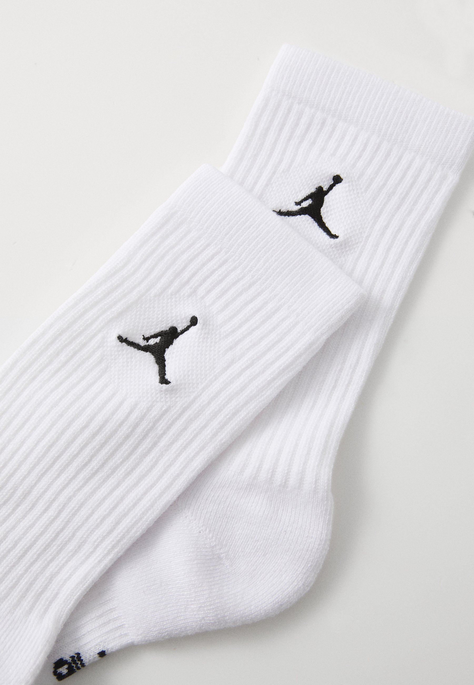 Jordan CUSH CREW 6 PACK - Športové ponožky - biela/čierna