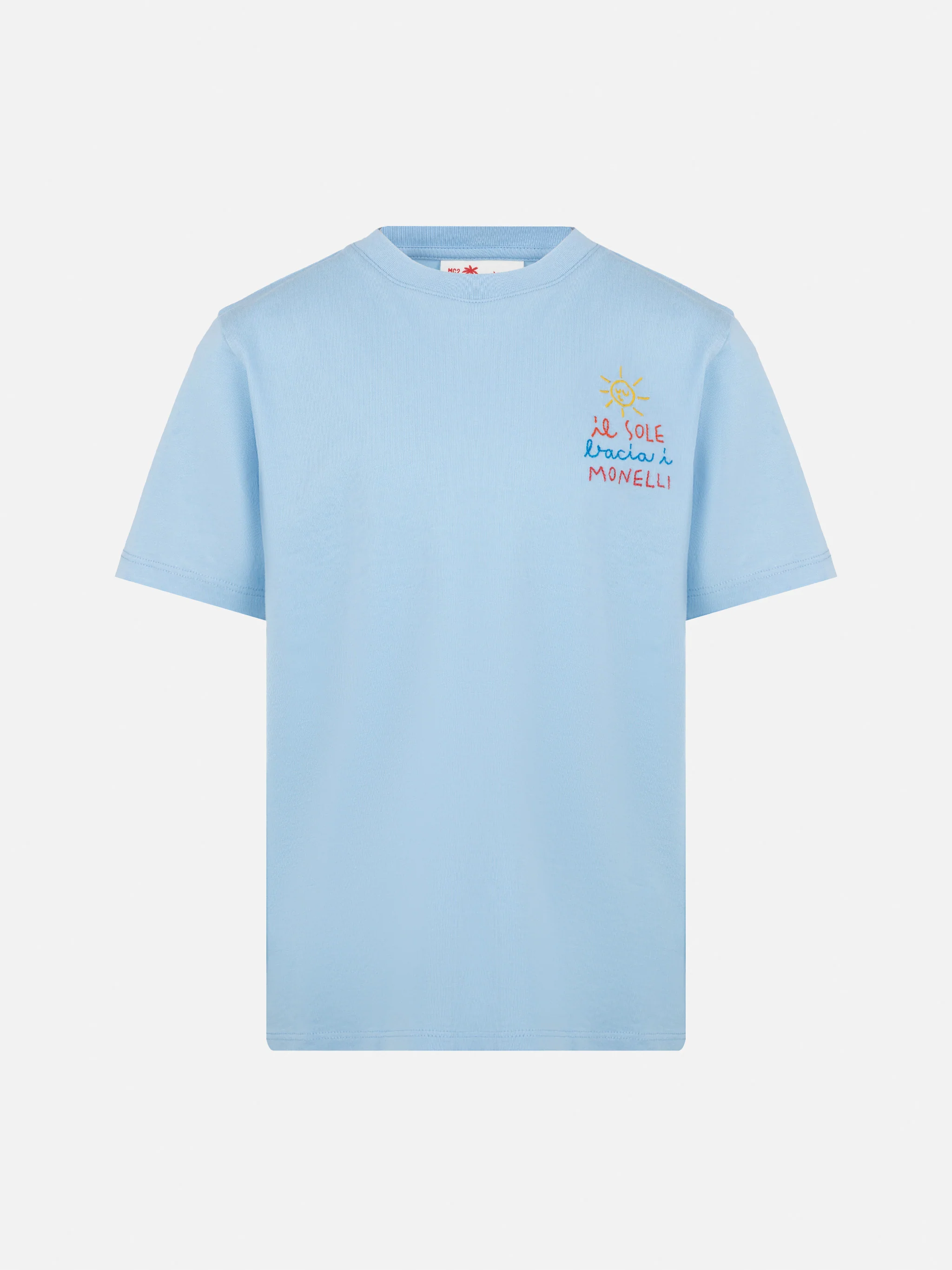Portofino Jr T-shirt van katoenen jersey met het borduursel 