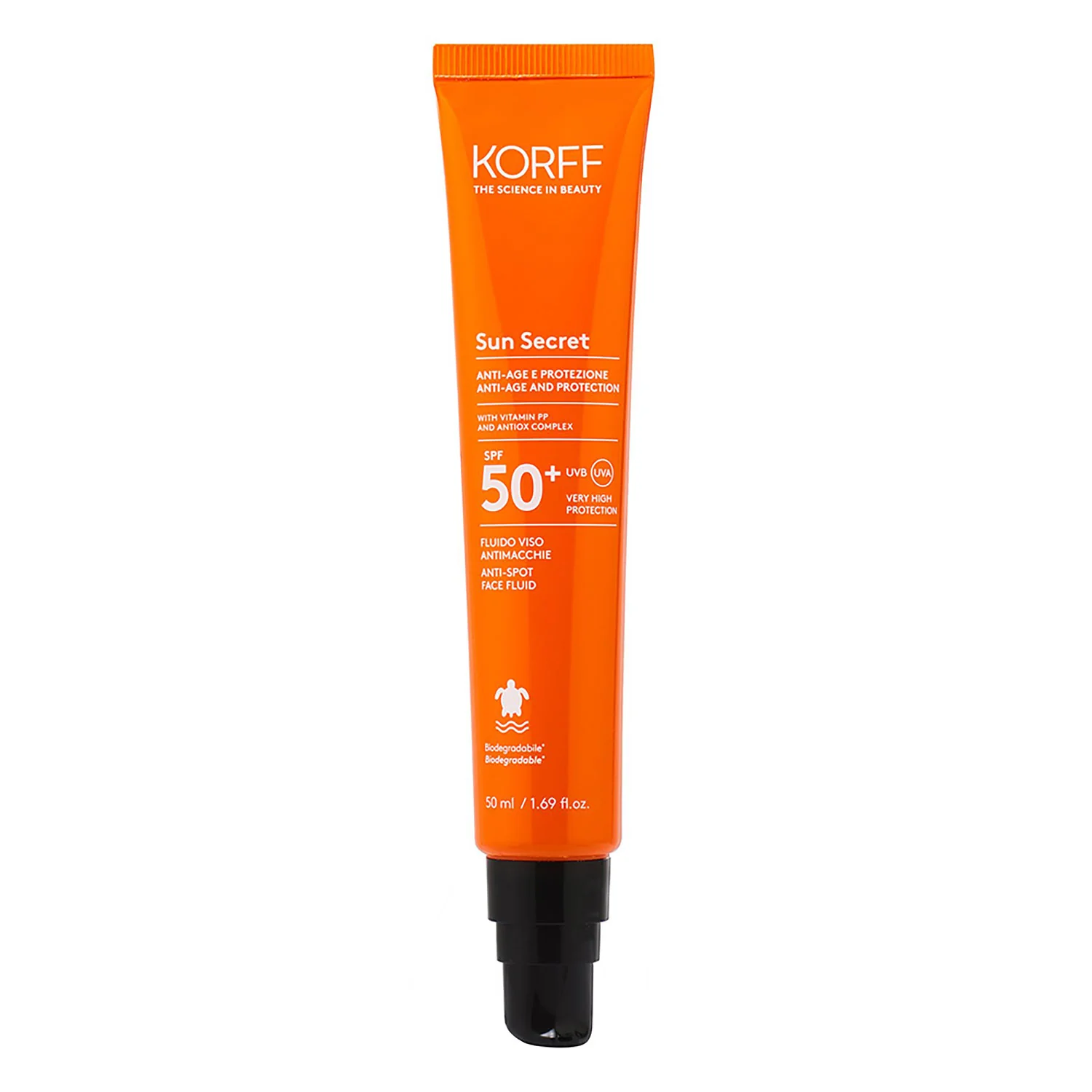 Sun Care Sun Secret Fluido Viso Antimacchie SPF50+ - Solare viso alta prot.