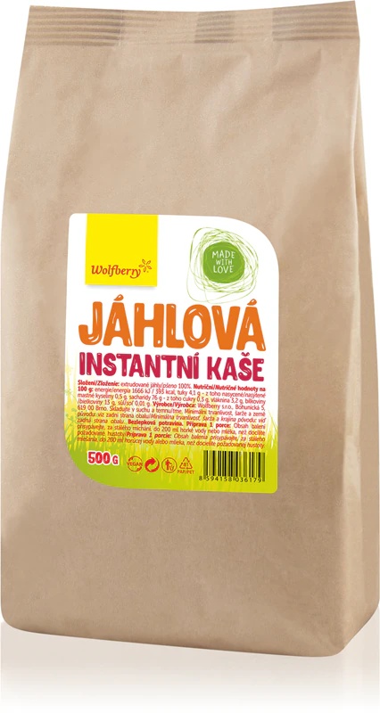 Wolfberry prosas putra ātri pagatavojama putra Bezglutēna