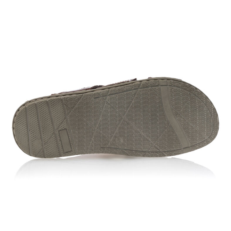  Sandálias masculinas marrons / Sapatos de bico aberto