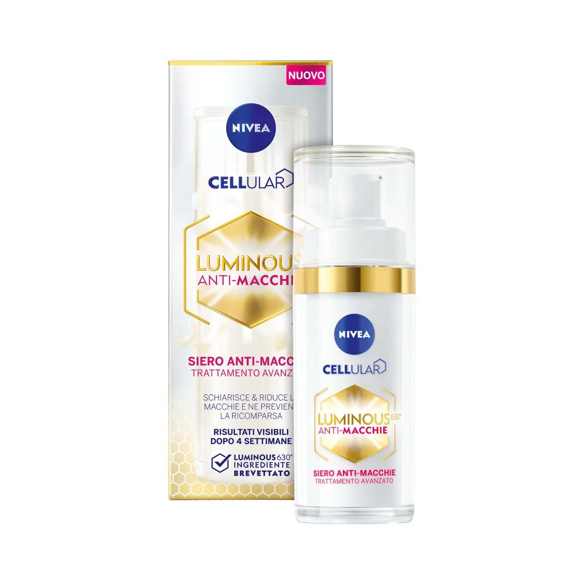 NIVEA Nivea Cellular Luminous630 Anti-Dark Spot Serum voor het gezicht, geavanceerde behandeling tegen donkere vlekken.