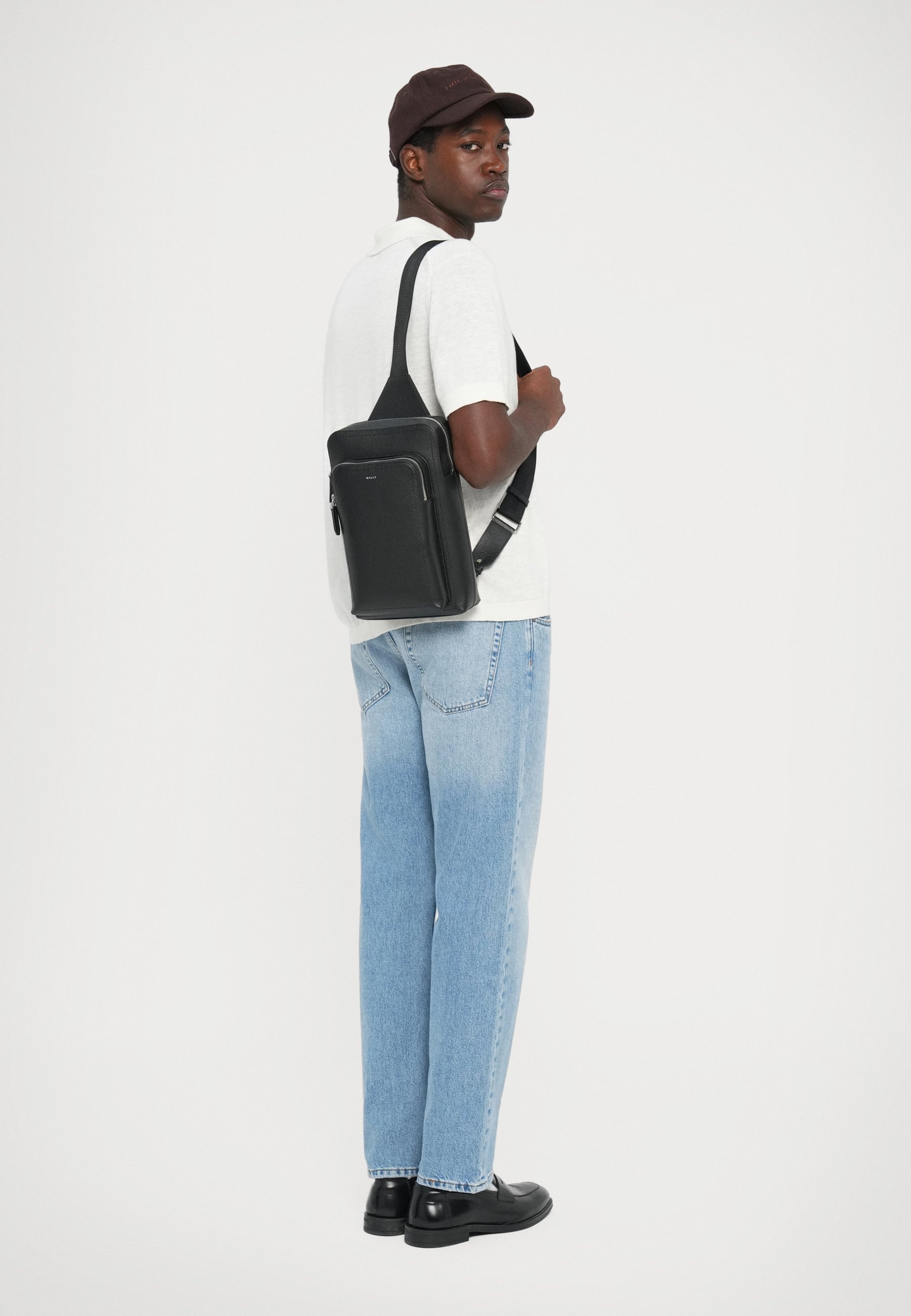 Bally CAPITOL SLINGBAG - Crossbodytas - zwart