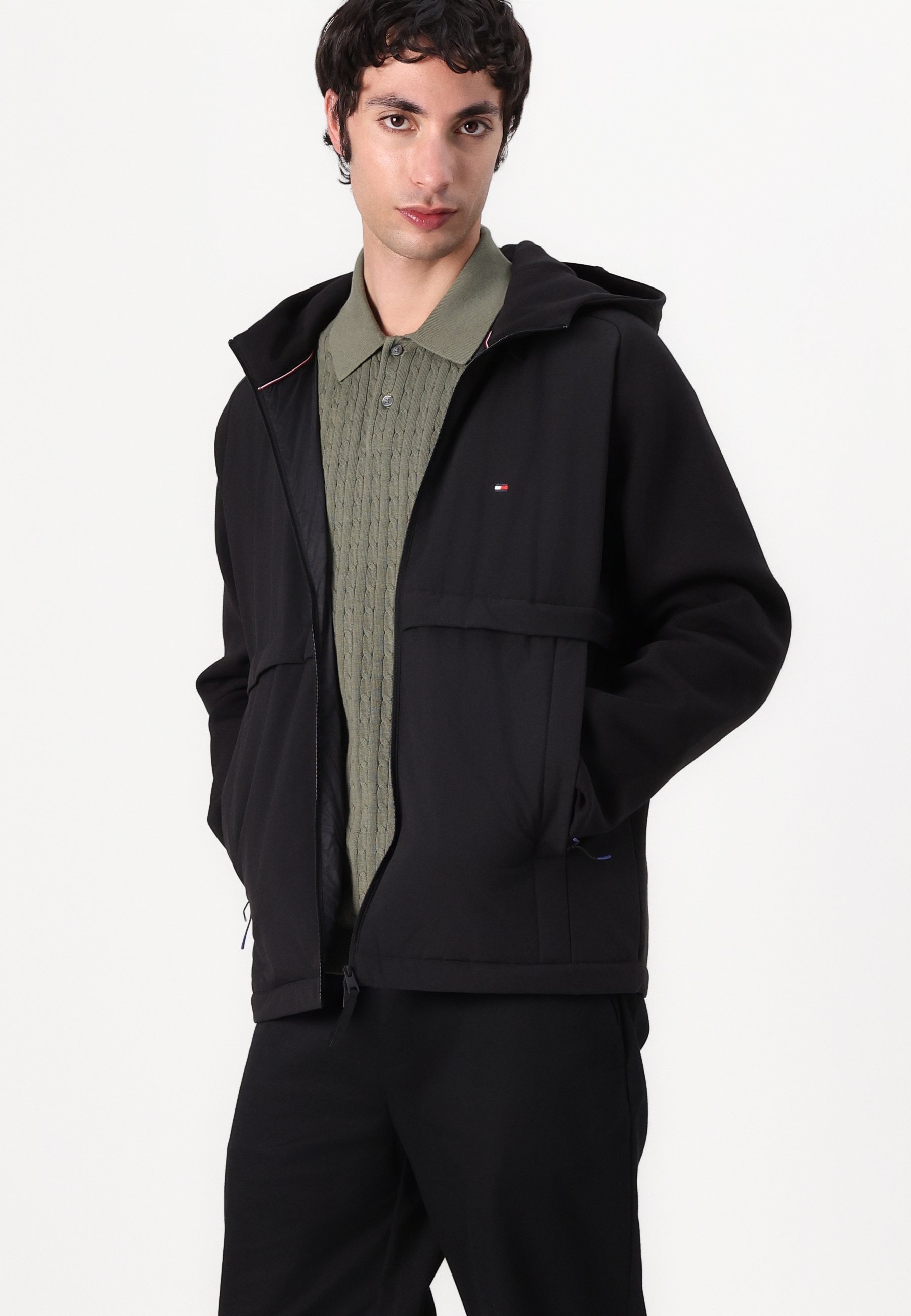 Coupe-vent Tommy Hilfiger PERFORMANCE MIXMEDIA - Veste légère - Noir