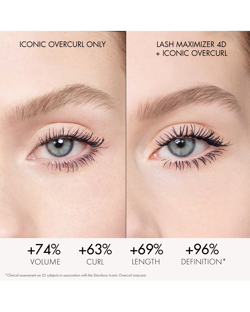 DIOR DIORSHOW MAXIMIZER 4D skropstu tušas bāze-serums - skropstu kopšana - 24 stundu noturība