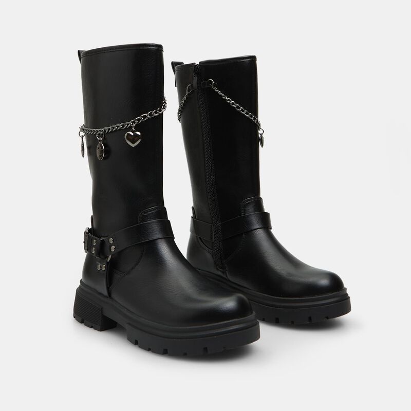 Meisjeslaars met afneembaar accessoire