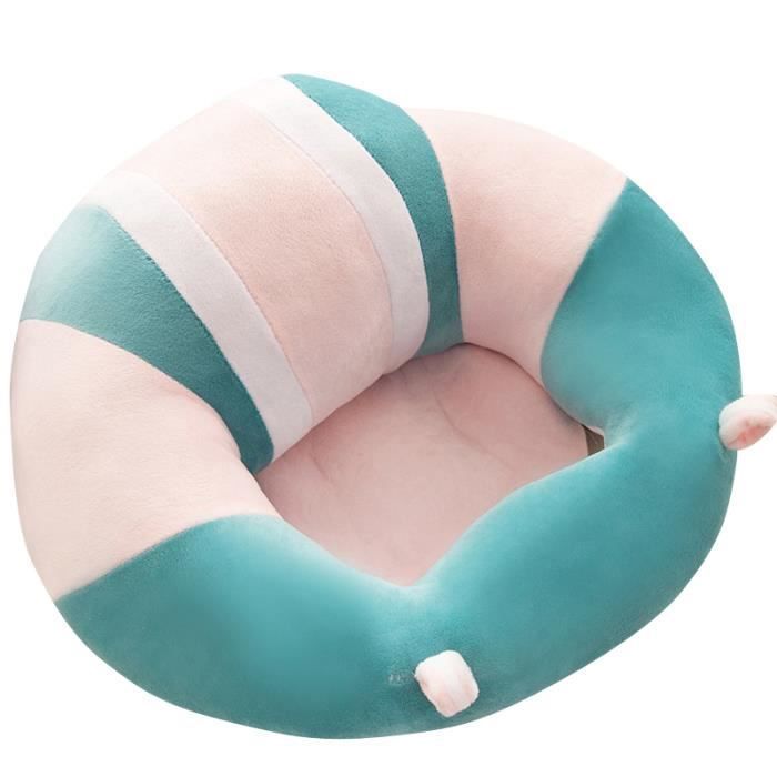 Sofá-silla suave para bebé, cómodo soporte de peluche para niñas y niños, de 3 a 16 meses, azul y rosa.
