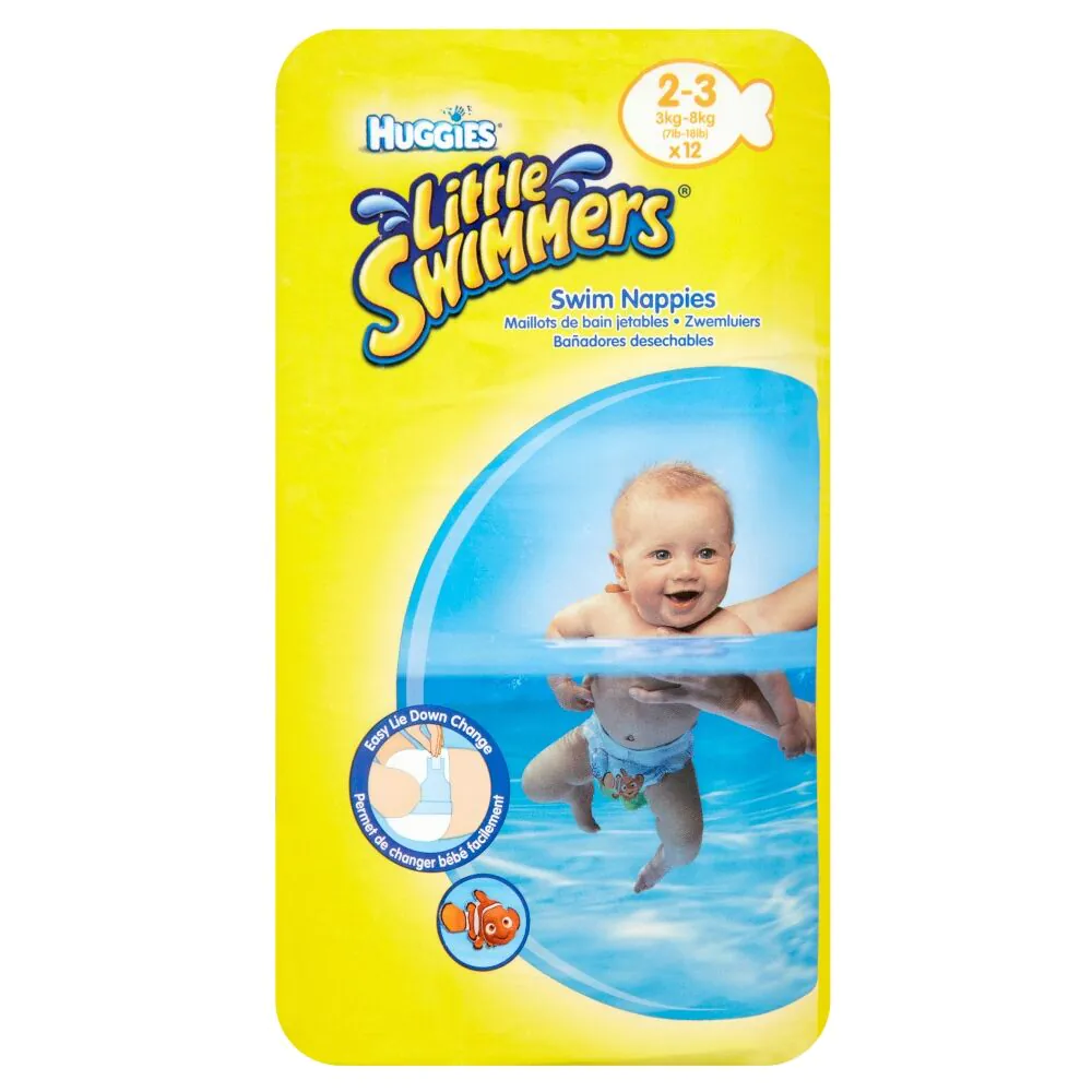 Huggies Little Swimmers 2 pieluchy do wody 12 szt.