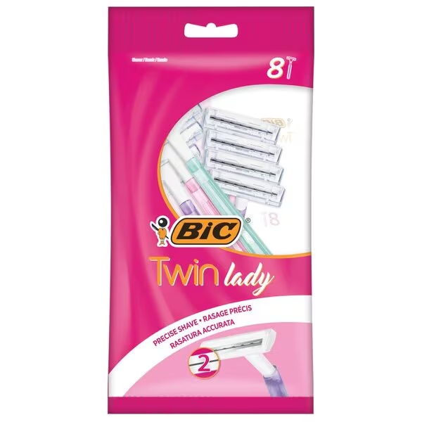 Bic Twin Lady Pouch britvice za jednokratnu upotrebu<br>8 komada