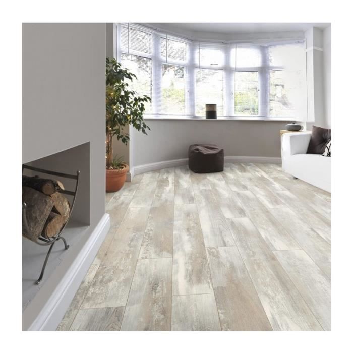 Revêtement de sol stratifié - KRONOTEX - Exquisit - Chêne Hella D4754 - 1380 x 193 x 8 mm