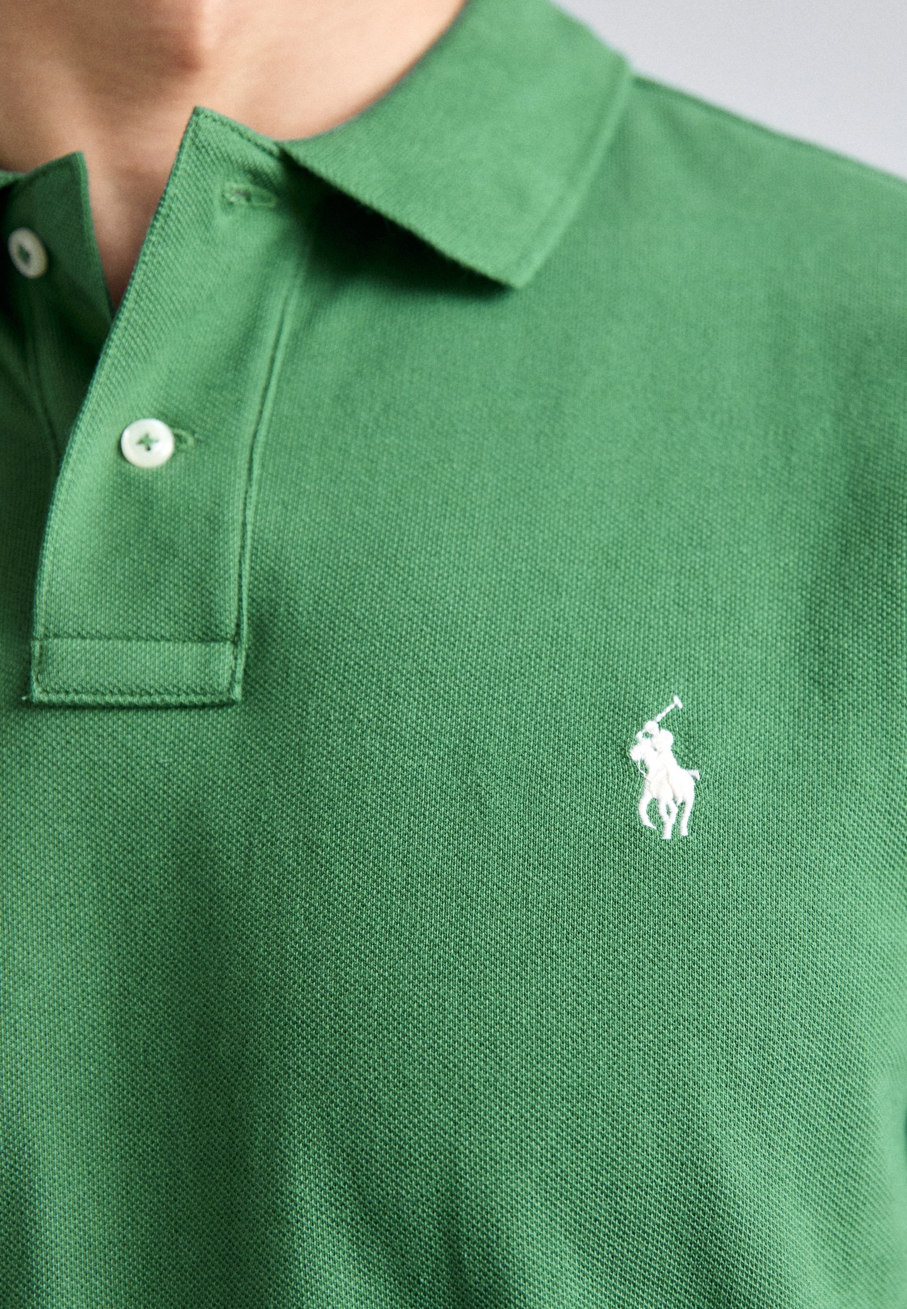 Polo Ralph Lauren Polo shirt met korte mouwen - antiek groen/antiek crème