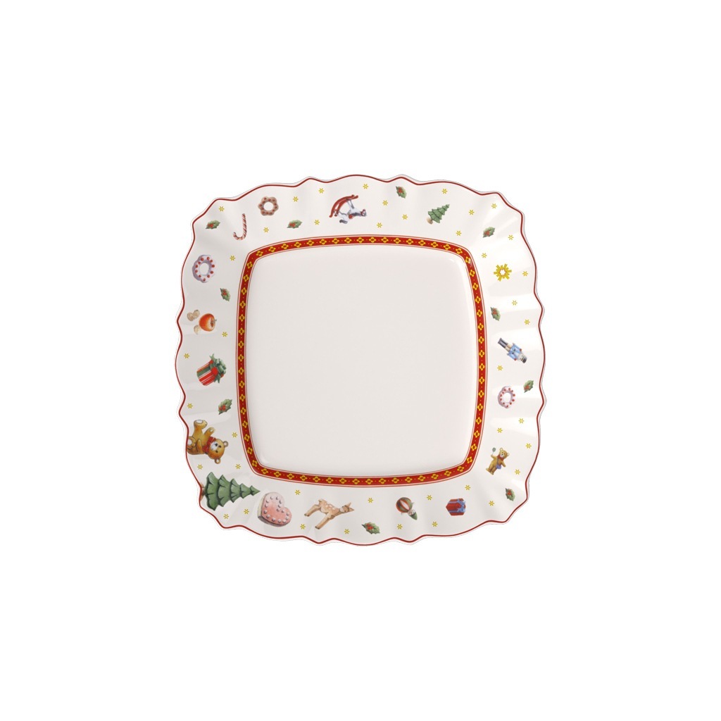 Villeroy & Boch kvadrātveida brokastu šķīvis, Toy's Delight – 1 gab.