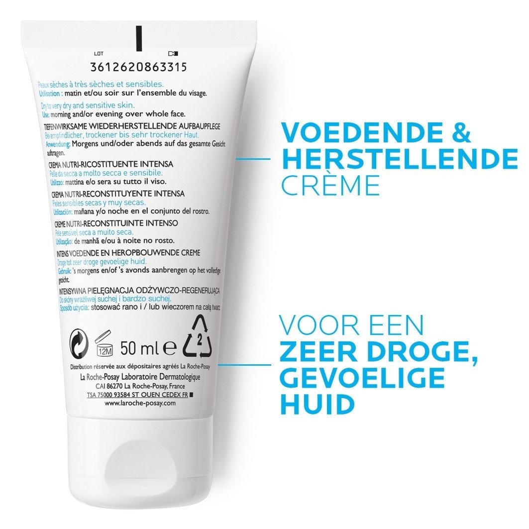 La Roche-Posay Nutritic Intense krema za obraz - 50 ml