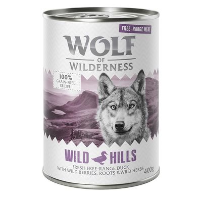 Wolf of Wilderness Adult „Câini crescuți în libertate” 6 x 400g