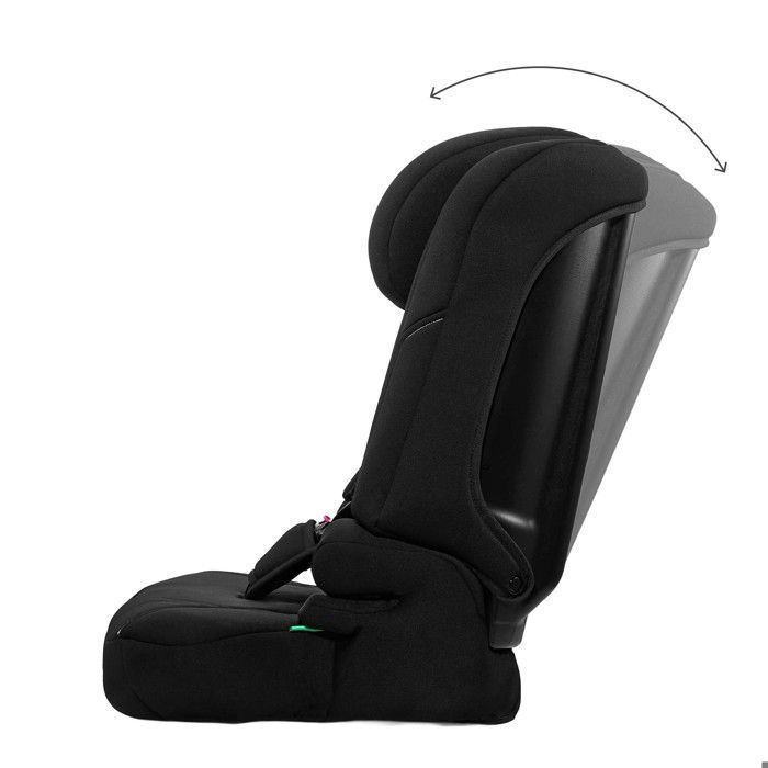 Seggiolino auto Kinderkraft I-COMFY 3 in 1 – 76-150 cm, R129, SPS, H-GUARD, regolazione in 10 posizioni, nero