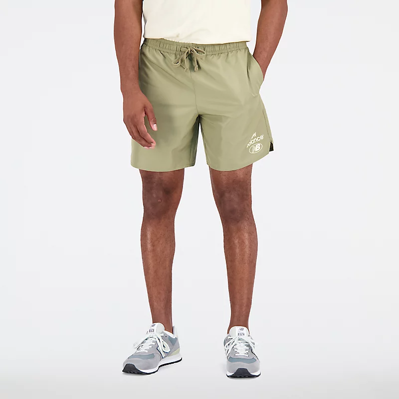 Calções masculinos Essentials Reimagined Woven - VERDE COVERT