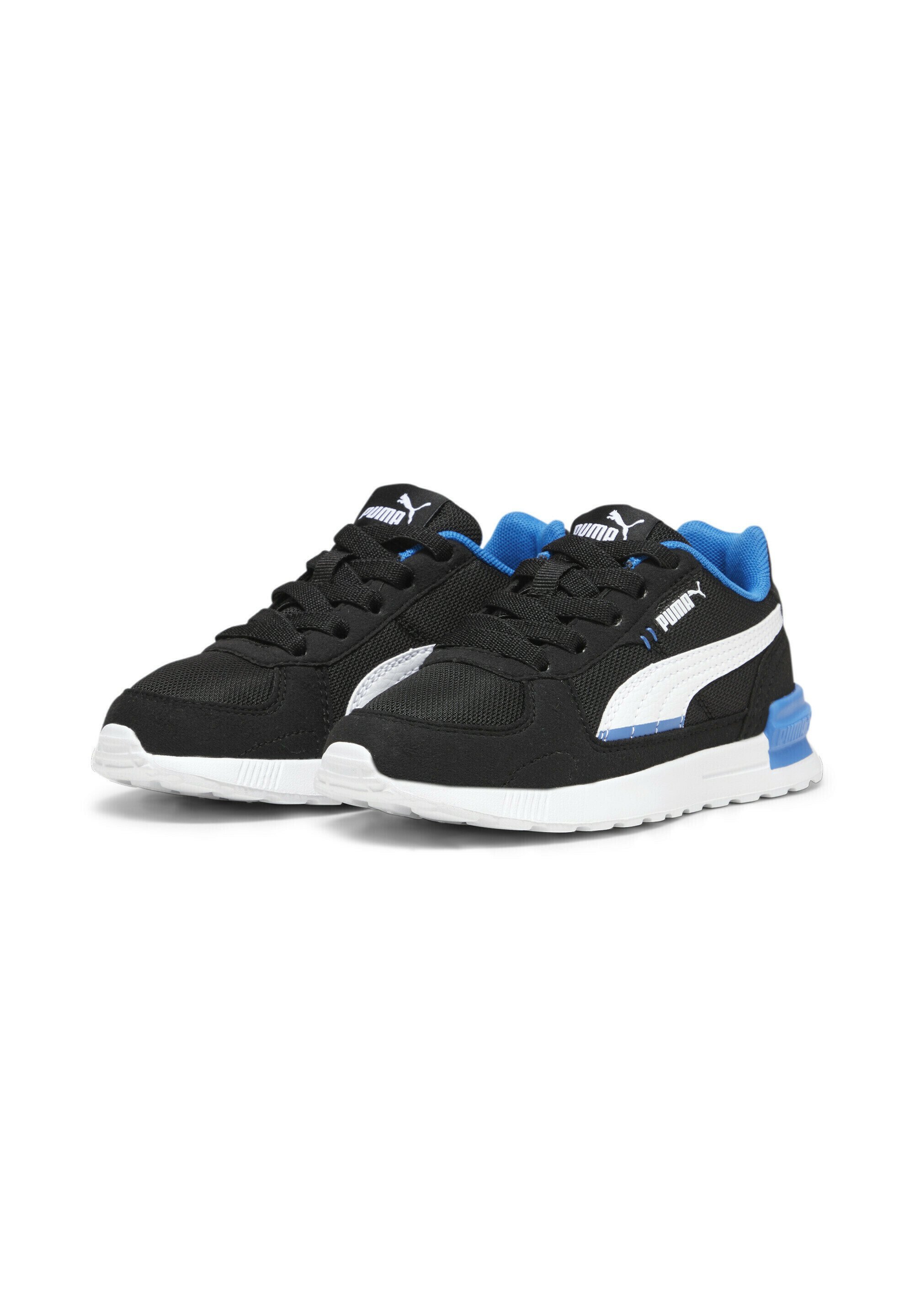 Puma GRAVITON AC - Sneakers - zwart wit racing blue