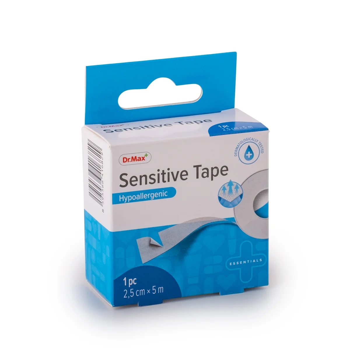 DR. MAX Dr.Max Sensitive Hypoallergenes Pflaster 2,5 cm x 5 m für empfindliche Haut