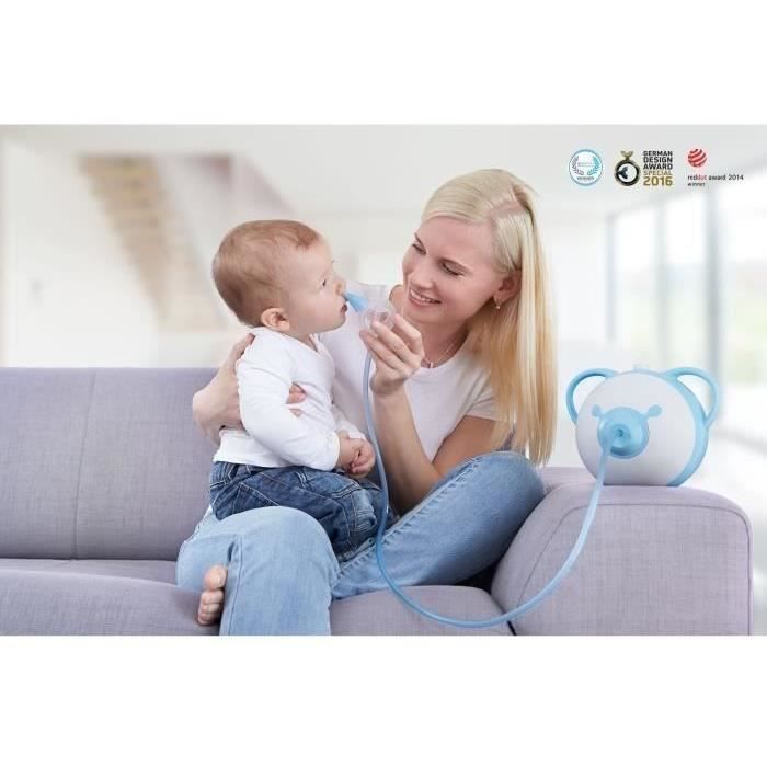 NOSIBOO Mouche bébé électrique bleu + Pro Accessory Set Bleu