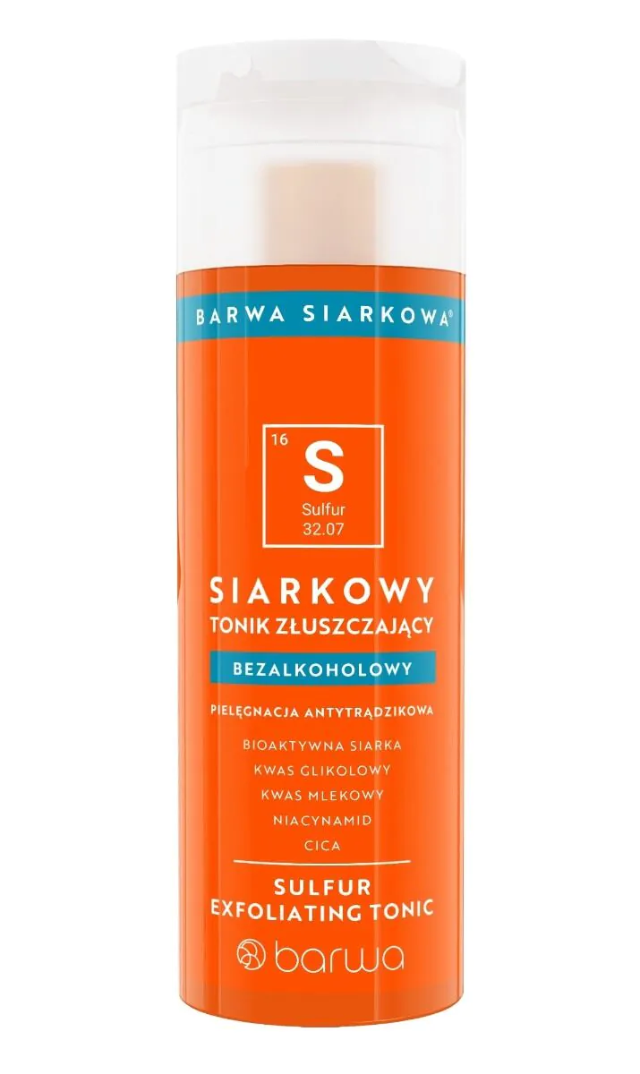 Barwa Siarkowa Siarkowy tonik złuszczający bezalkoholowy