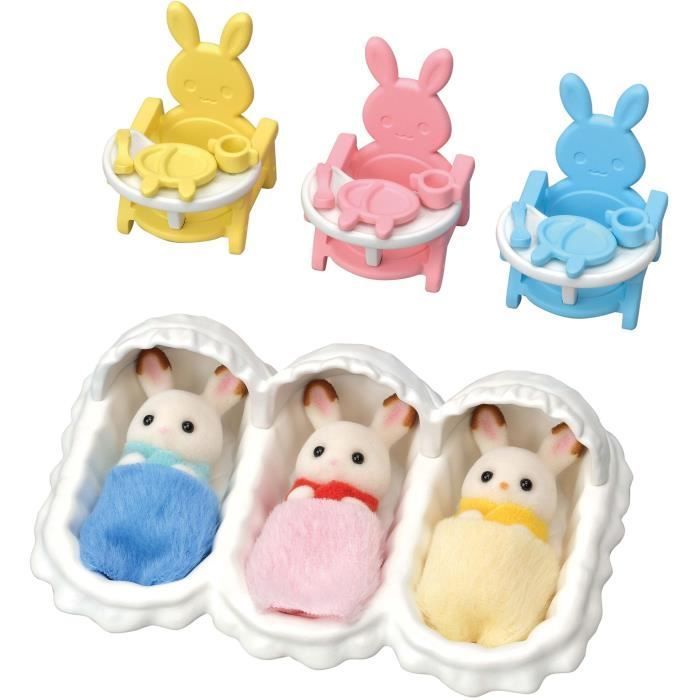 Bambola e accessori per la cameretta dei gemelli coniglietti di cioccolato - SYLVANIAN FAMILIES - Giallo - Per bambini