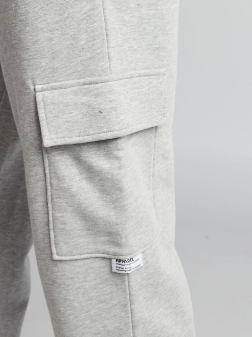 Joggingbroek met meerdere zakken - GRIJS