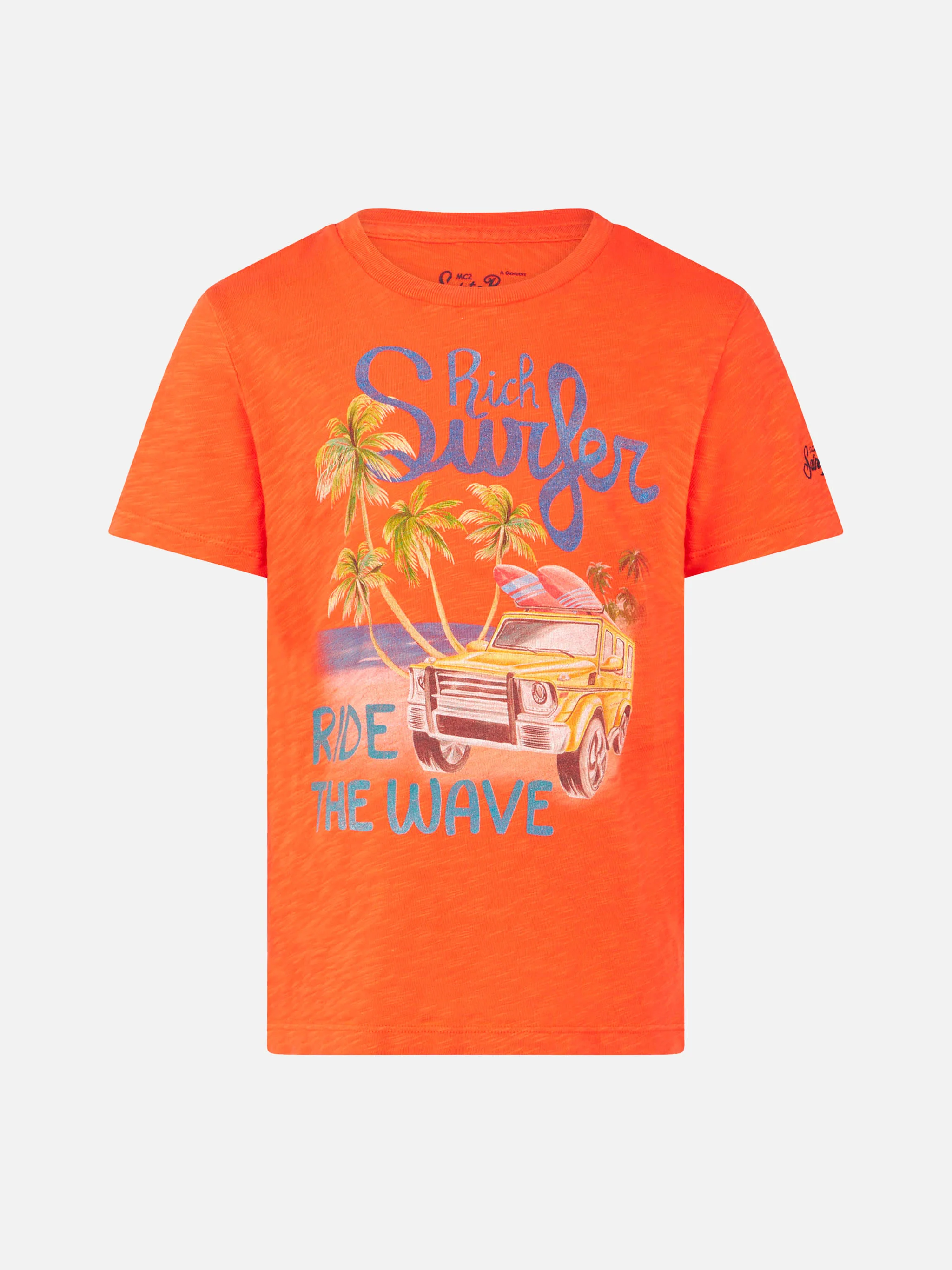Rich Surfer print kinder T-shirt