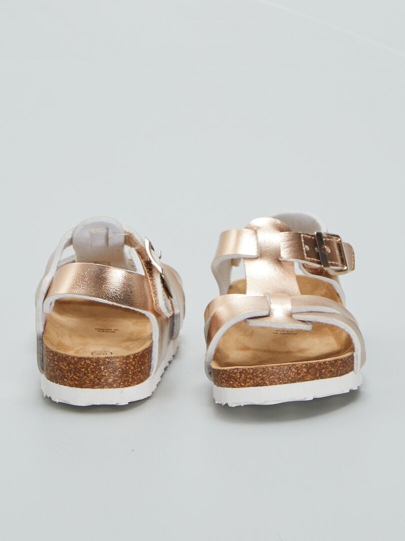 Sandalen met metallic effect - ROZE