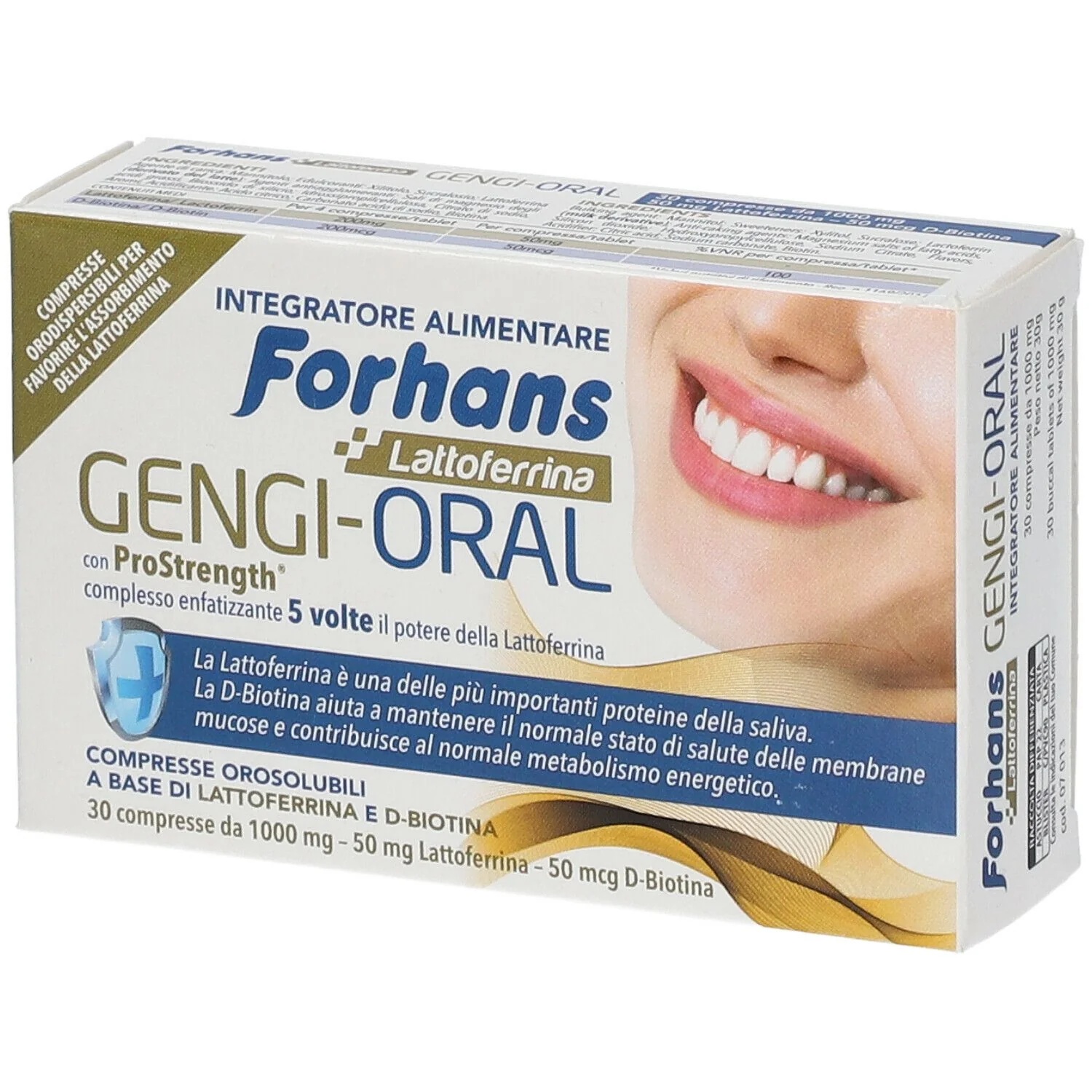 FORHANS Forhans Lactoferrine Geng30Cpr Tandvleesgezondheid