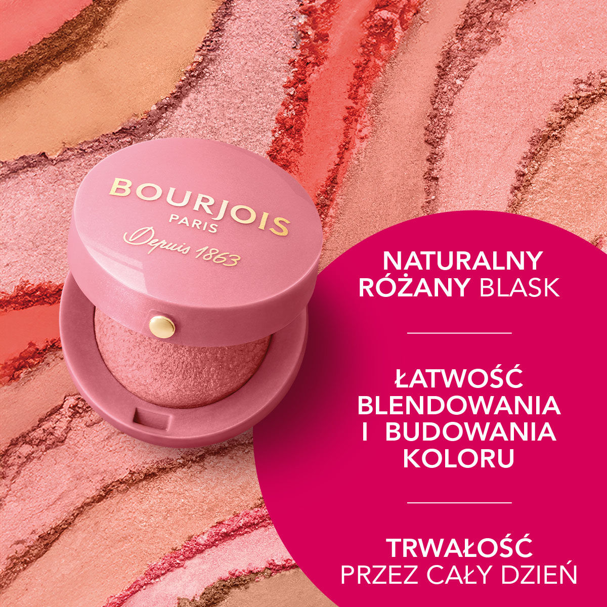 Bourjois rouge 33 lilas d'or 2,5 g Little Round Pot Rouge