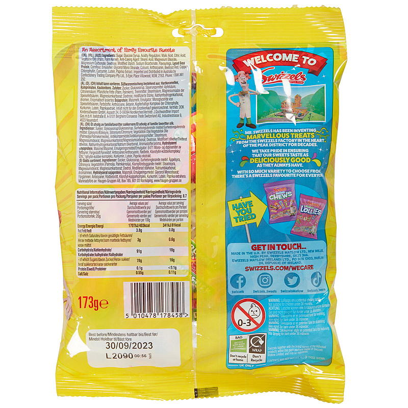 Swizzels Swizzels 173 g Läckert godis