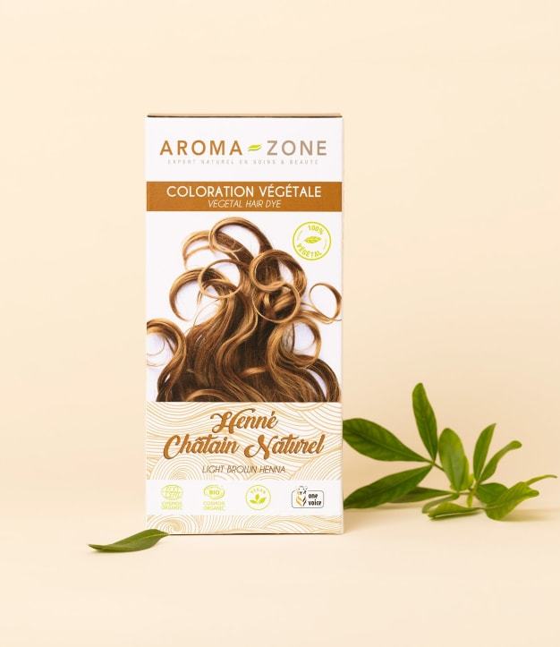 Organiczna naturalna henna kasztanowa – roślinna farba do włosów